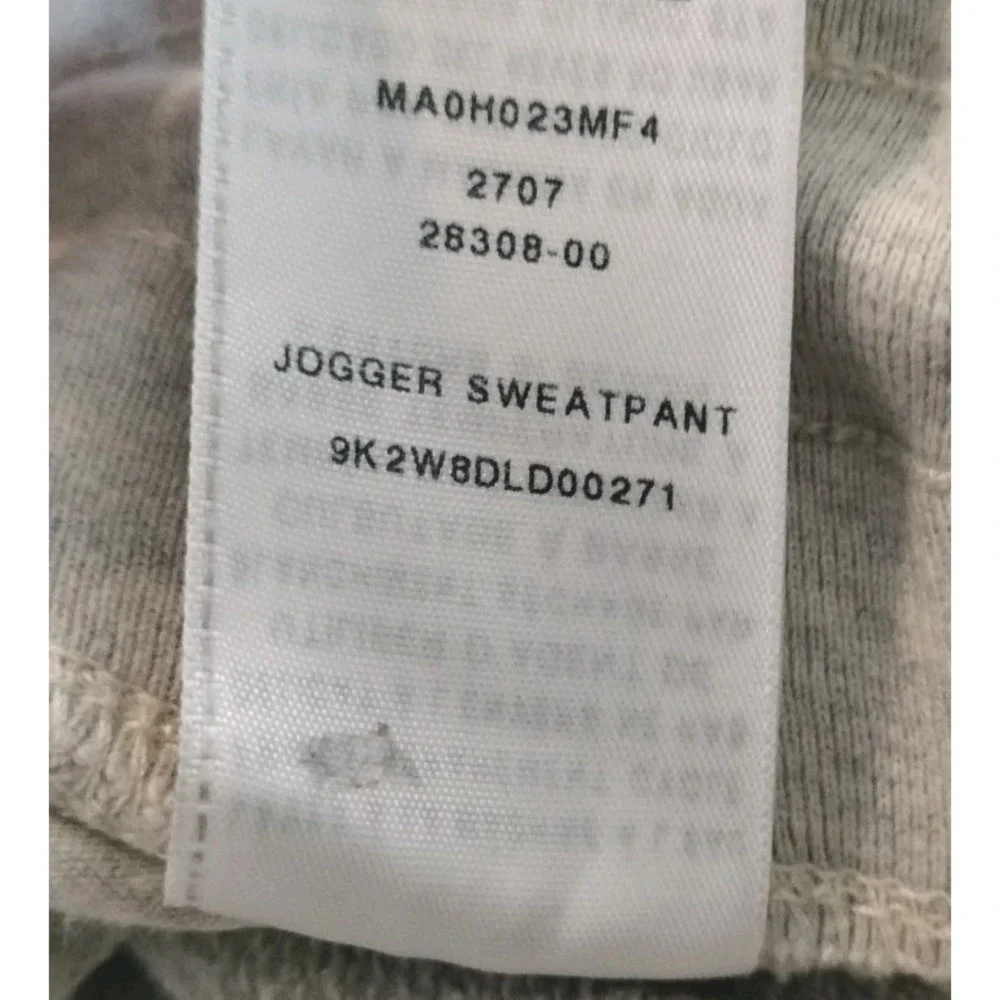 True Religion Men's Classic Logo Jogger Sweatpant Grey Heather Large L Y2K